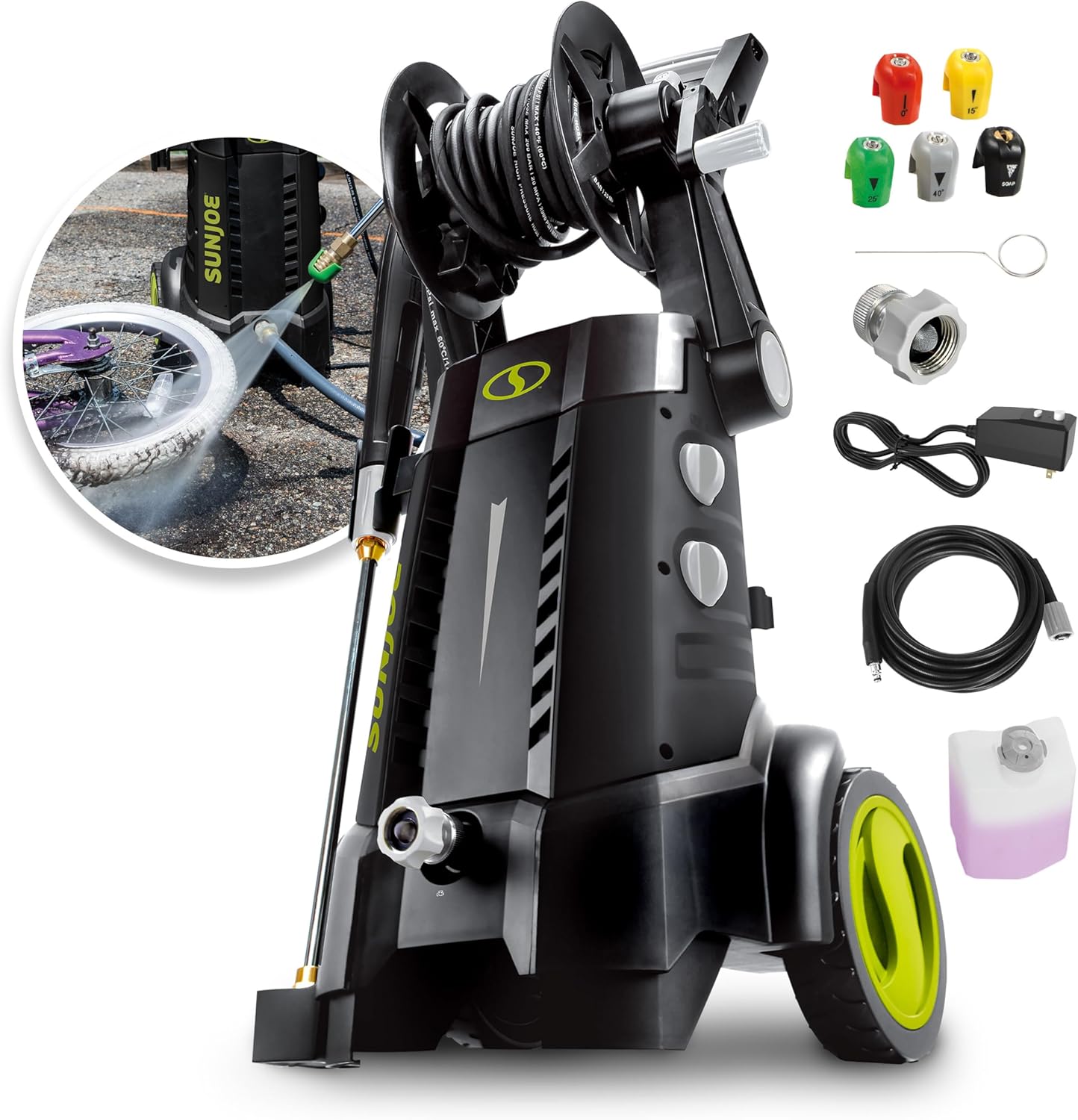 Powerful Sun Joe 2030 PSI Electric Pressure Washer