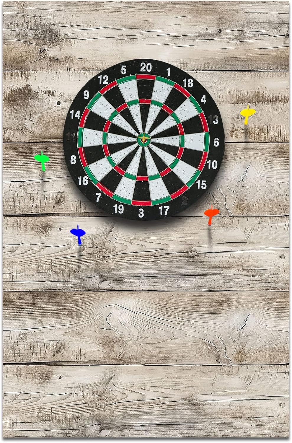Felt Wood Grain Dart Board Wall Protectors for Game Rooms
