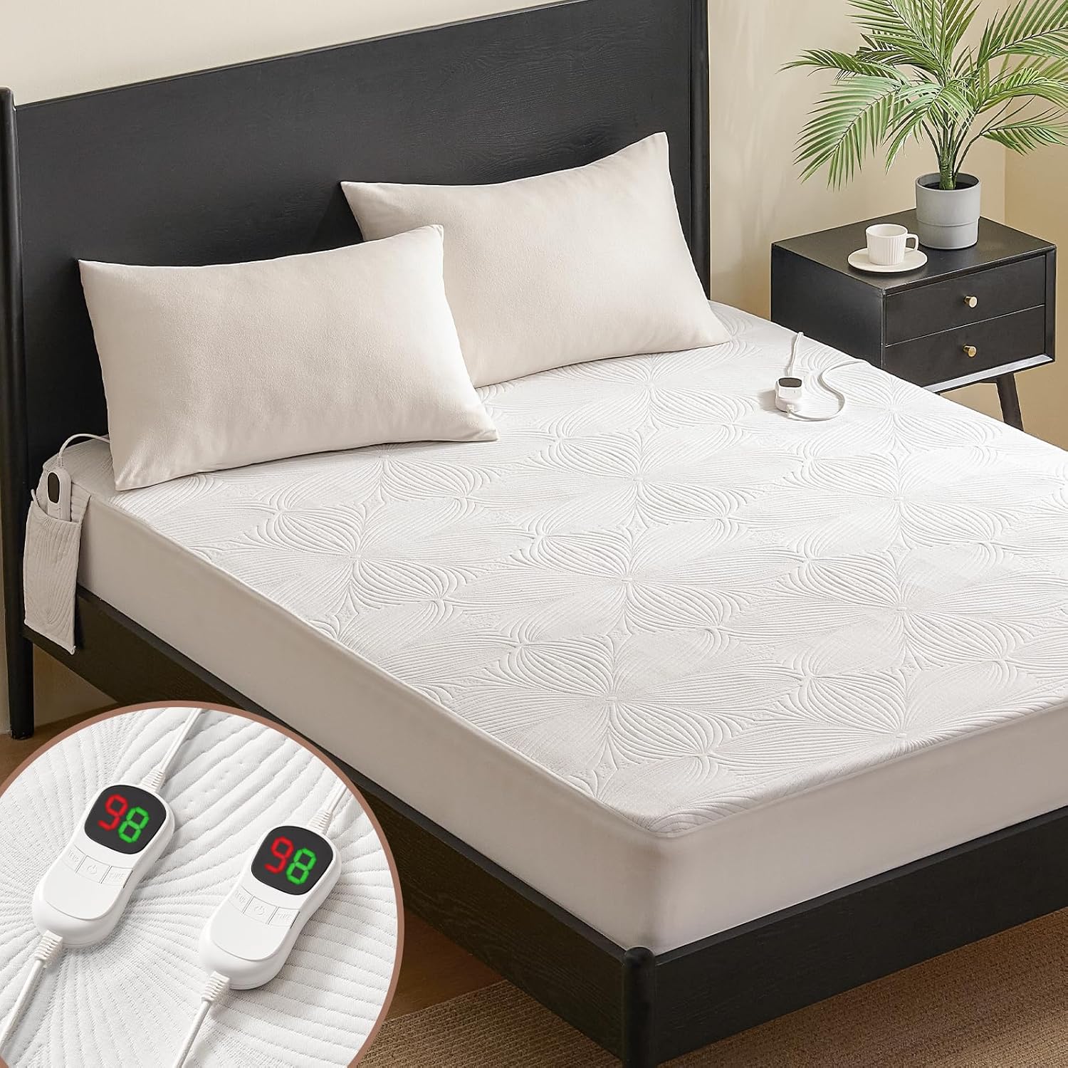 Homemate Heated Mattress Pad King Size for Ultimate Comfort