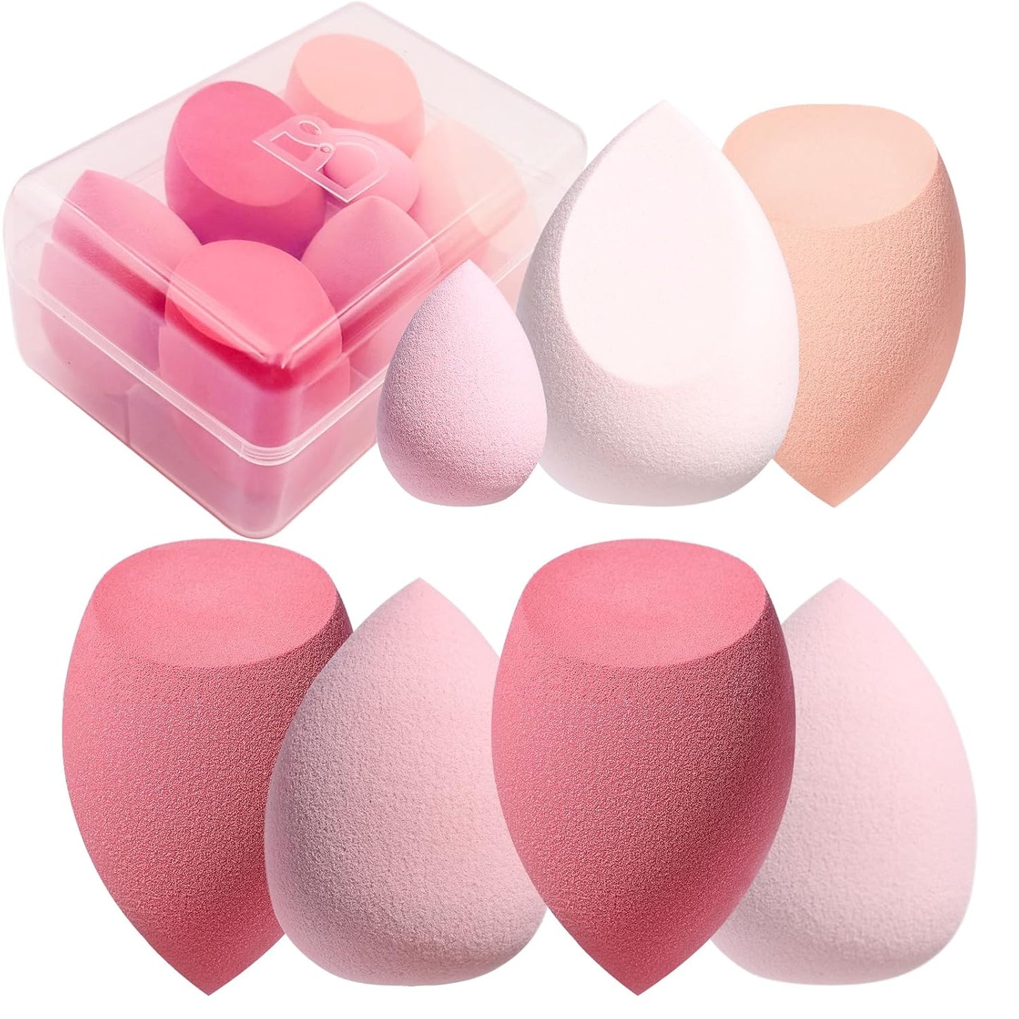 BS-MALL 7 Pc Makeup Sponge Set - Blend with Precision!