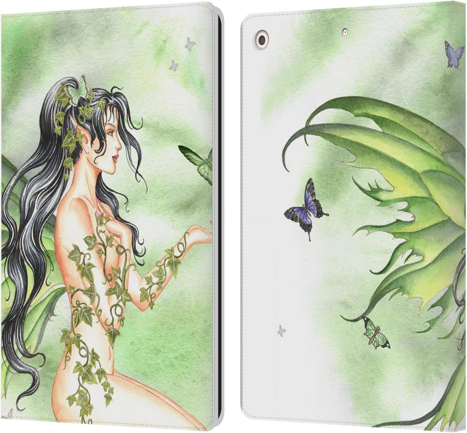 Nene Thomas Vines with Butterflies iPad 10.2 Leather Case