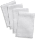 Pure Linen Dinner Napkins Set of 4 Silver Cloud 20 x 20 in