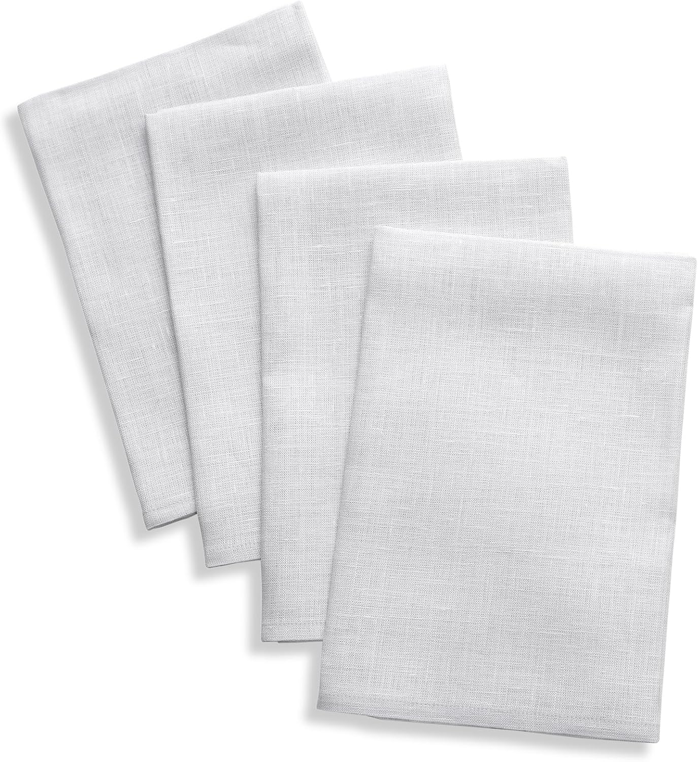 Elegant 100% Pure Linen Napkins Set of 4 for Thanksgiving