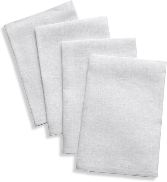 Elegant 100% Pure Linen Napkins Set of 4 for Thanksgiving