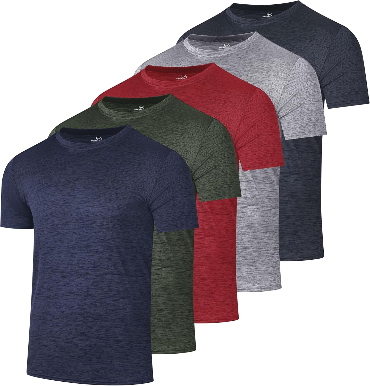 Mens Short Sleeve Dry Fit T-Shirts for Gym and Casual Wear