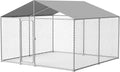 10x10 Outdoor Dog Kennel Heavy Duty Enclosure with Cover