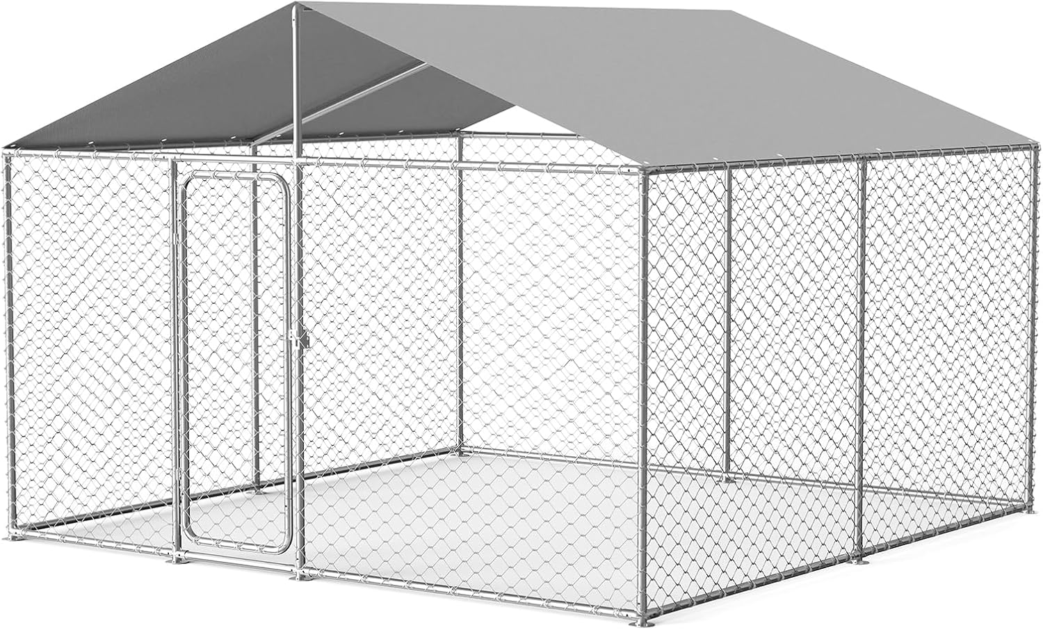 10x10 Outdoor Dog Kennel Heavy Duty Enclosure with Cover
