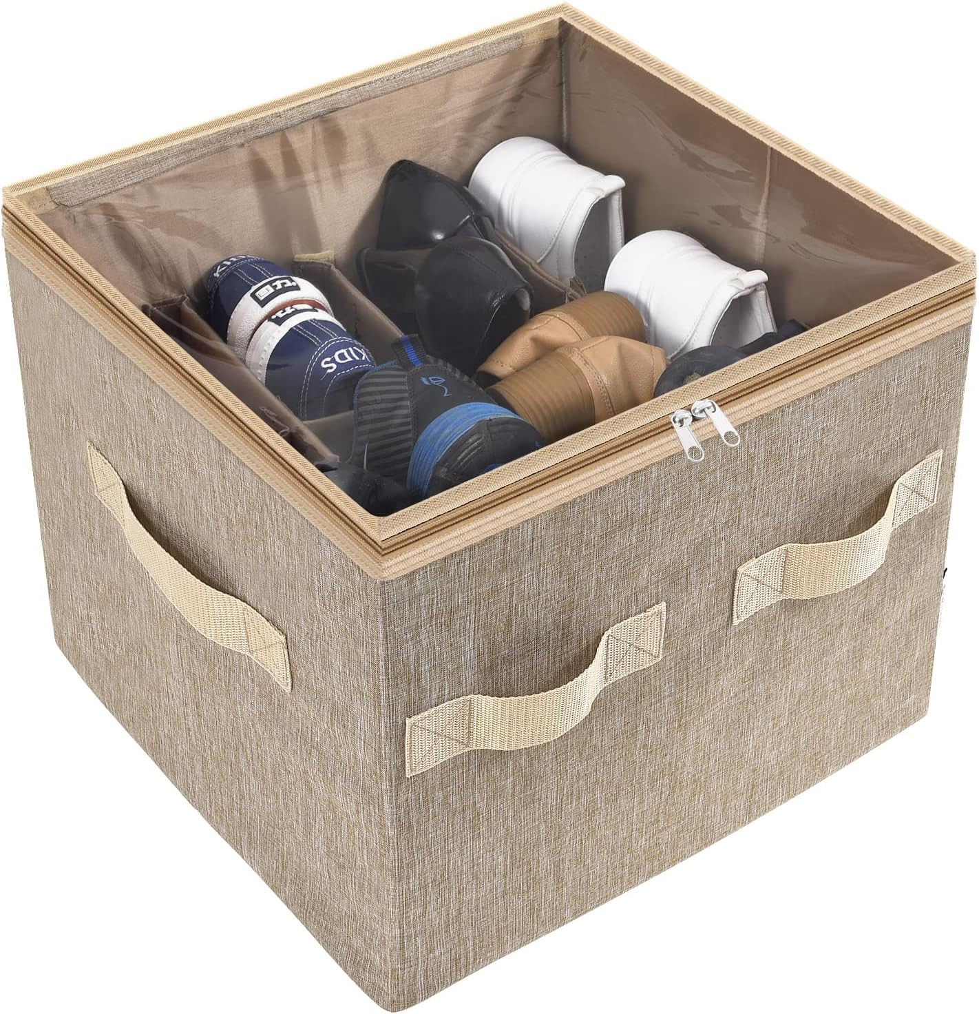 Moteph Shoe Organizer for Closet - Adjustable Shoe Storage