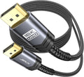 Displayport Cable 2.1 10ft - 16K@60Hz, 80Gbps High-Refresh Cable