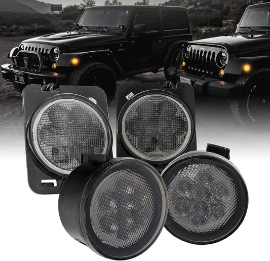 TRUE MODS LED Turn Signal & Side Marker Light Kit for Jeep