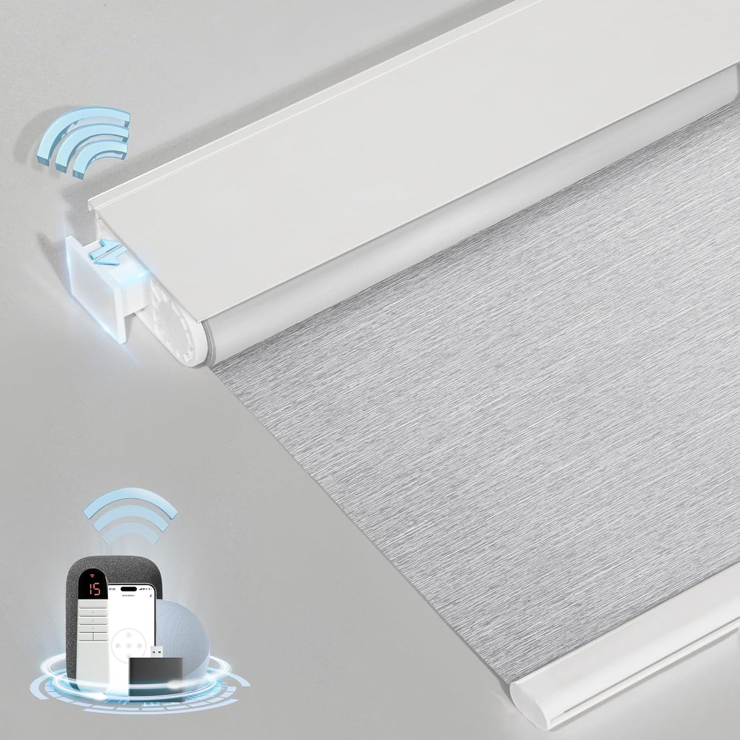 Smart Motorized Blinds with Remote for Easy Installation
