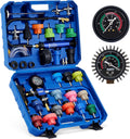 Coolant Pressure Tester Kit - 31pc Vacuum Refill Kit for Radiators