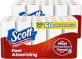Scott Paper Towels Choose-A-Sheet 30 Double Rolls - High Absorbency