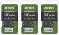 8TEN Full Chisel 20in.058.325 76DL Chainsaw Chain - Value Pack