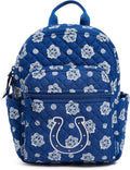 Vera Bradley Womens Cotton NFL Small Backpack - Compact Team Pack
