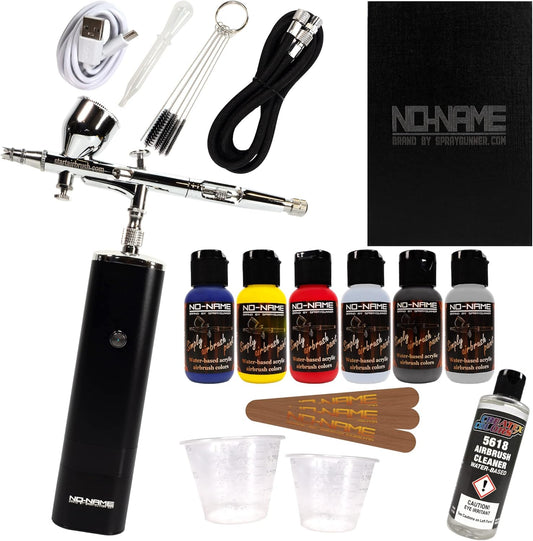 USA-Made Cordless Airbrush Kit: Portable Dual Action for Art & Beauty