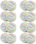 Giant Chunky Yarn for Crocheting and Arm Knitting - Plush Tie Dye Pack