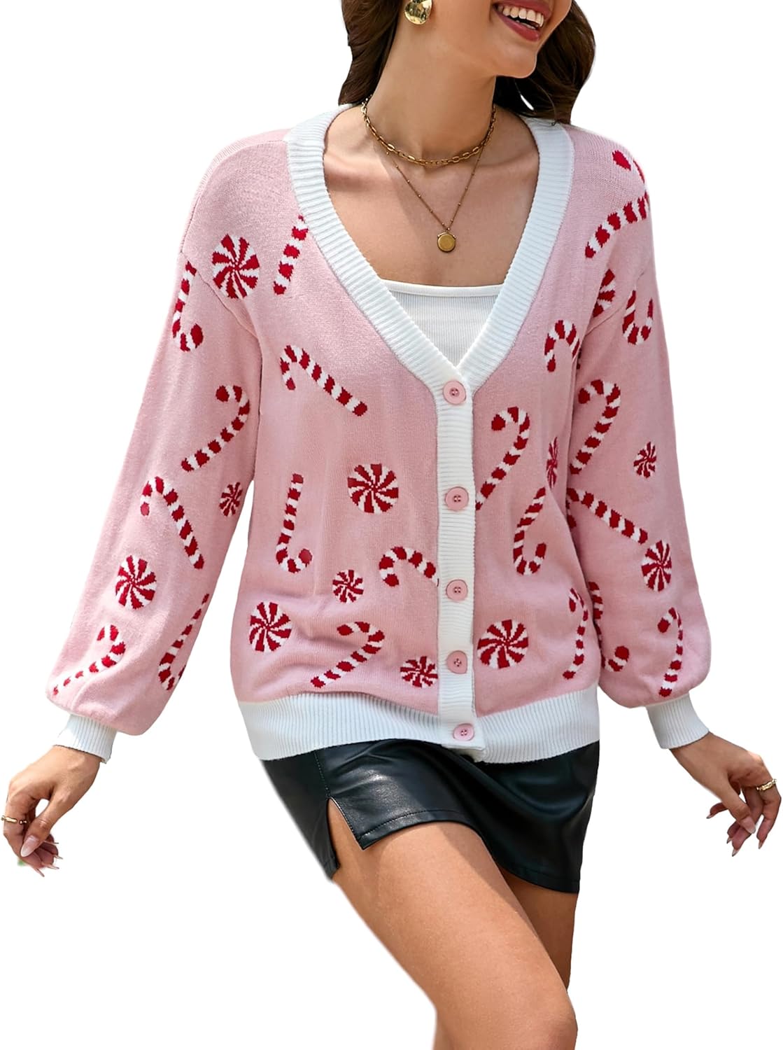 LUBOT Christmas Cardigans for Women - Festive & Cozy Style