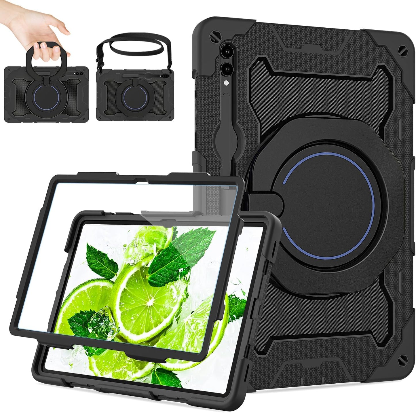 ROISKIN Heavy Duty Case for Samsung Galaxy Tab S10 Ultra
