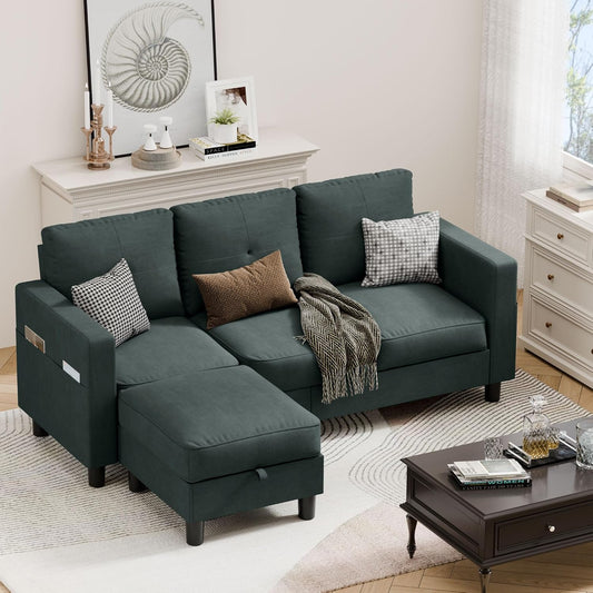 Vongrasig Convertible Sectional Sofa Couch for Living Room