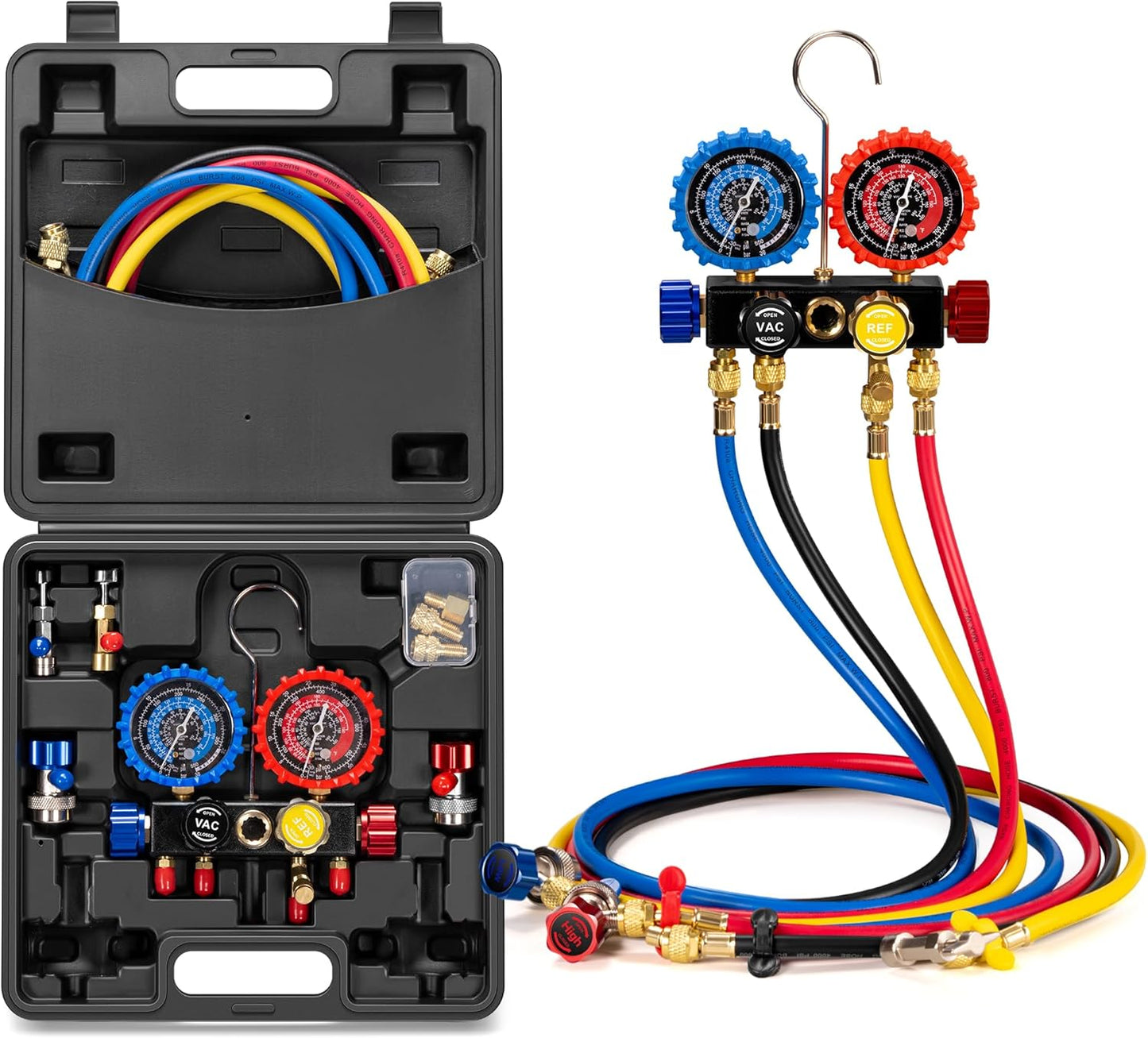 VIVOHOME HVAC Manifold Gauge Set for R134a R410a R22 R32