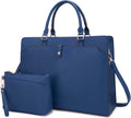 Vegan Leather 15.6 in Laptop Bag for Women - Lightweight Work Tote