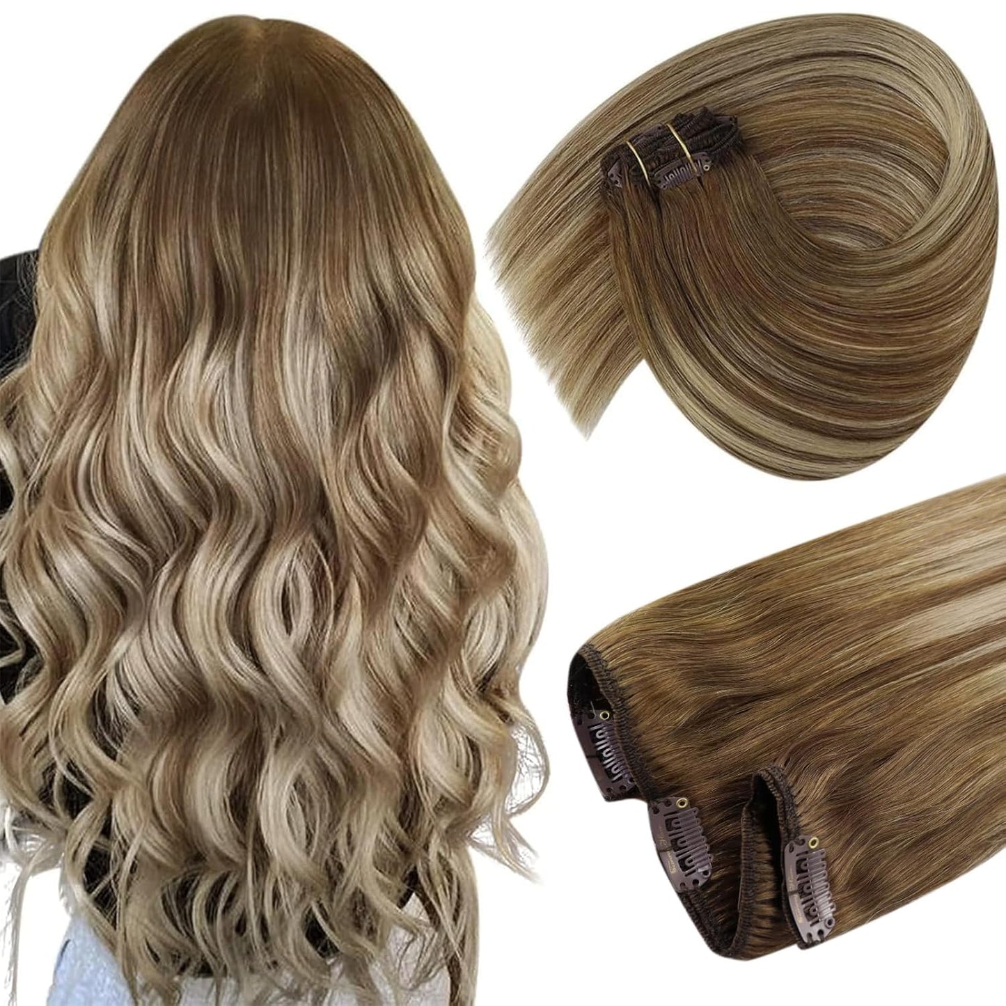 Sunny Hair Clip in Hair Extensions for Natural Look and Comfort