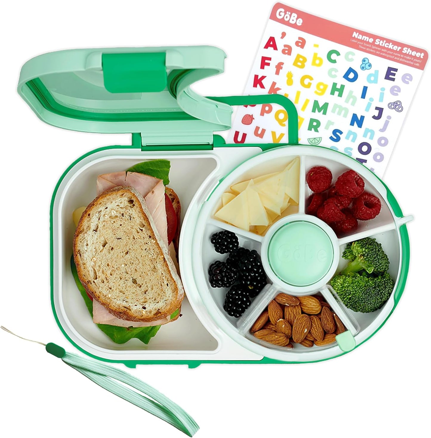 GoBe Kids Lunchbox with Snack Spinner - Perfect for School