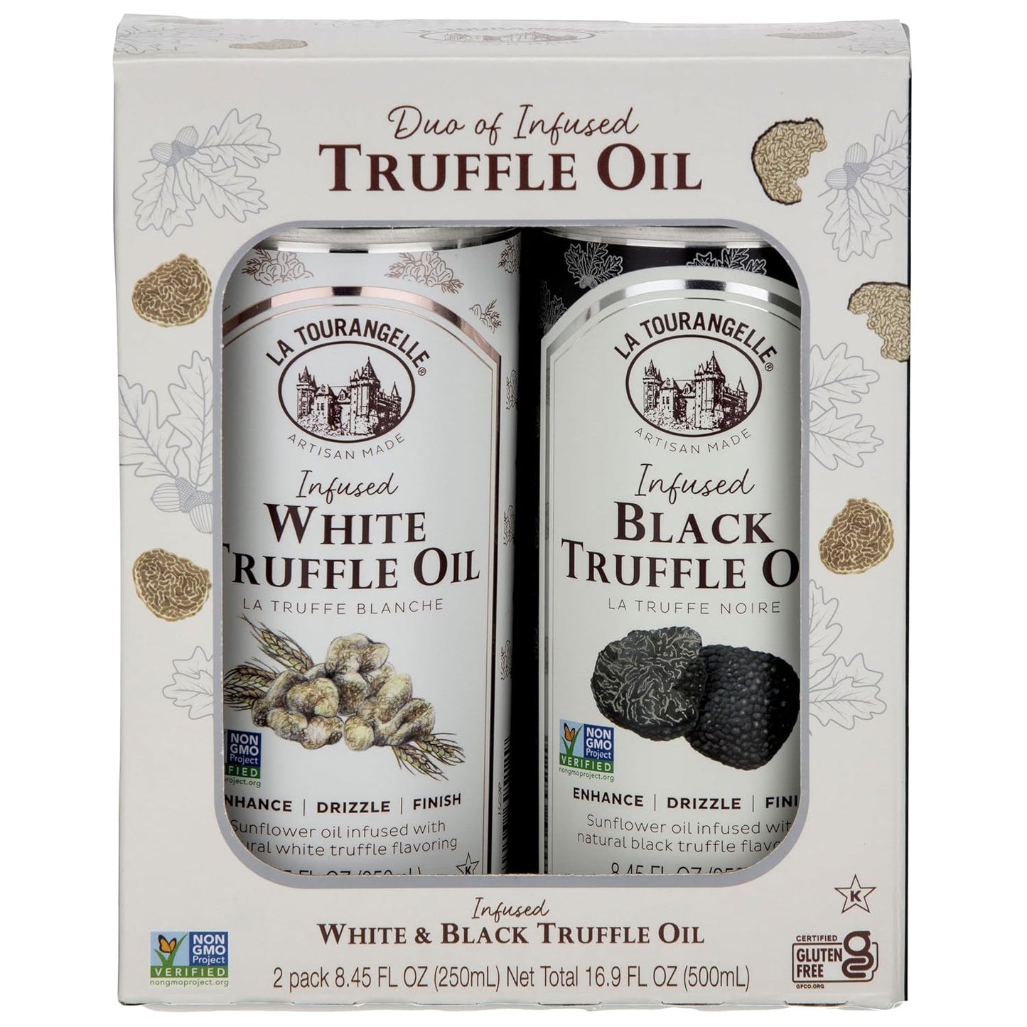 Gourmet Truffle Oil Set for Culinary Enthusiasts - 8.45 Fl Oz