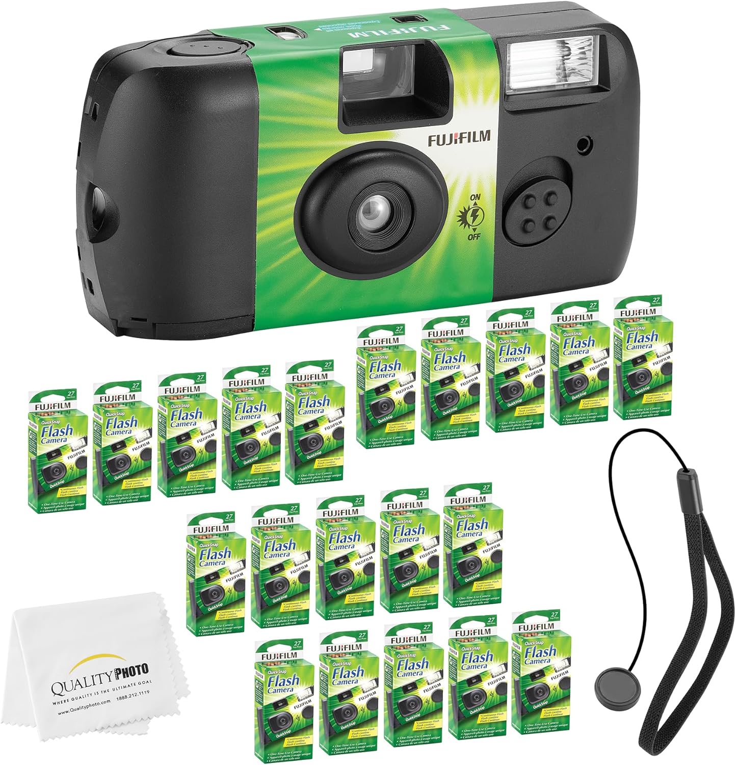 Fujifilm QuickSnap Flash 400 Disposable Camera for Memorable Moments