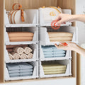 Neprock Clothes Organizers and Storage 5 Pack - Stackable Foldable
