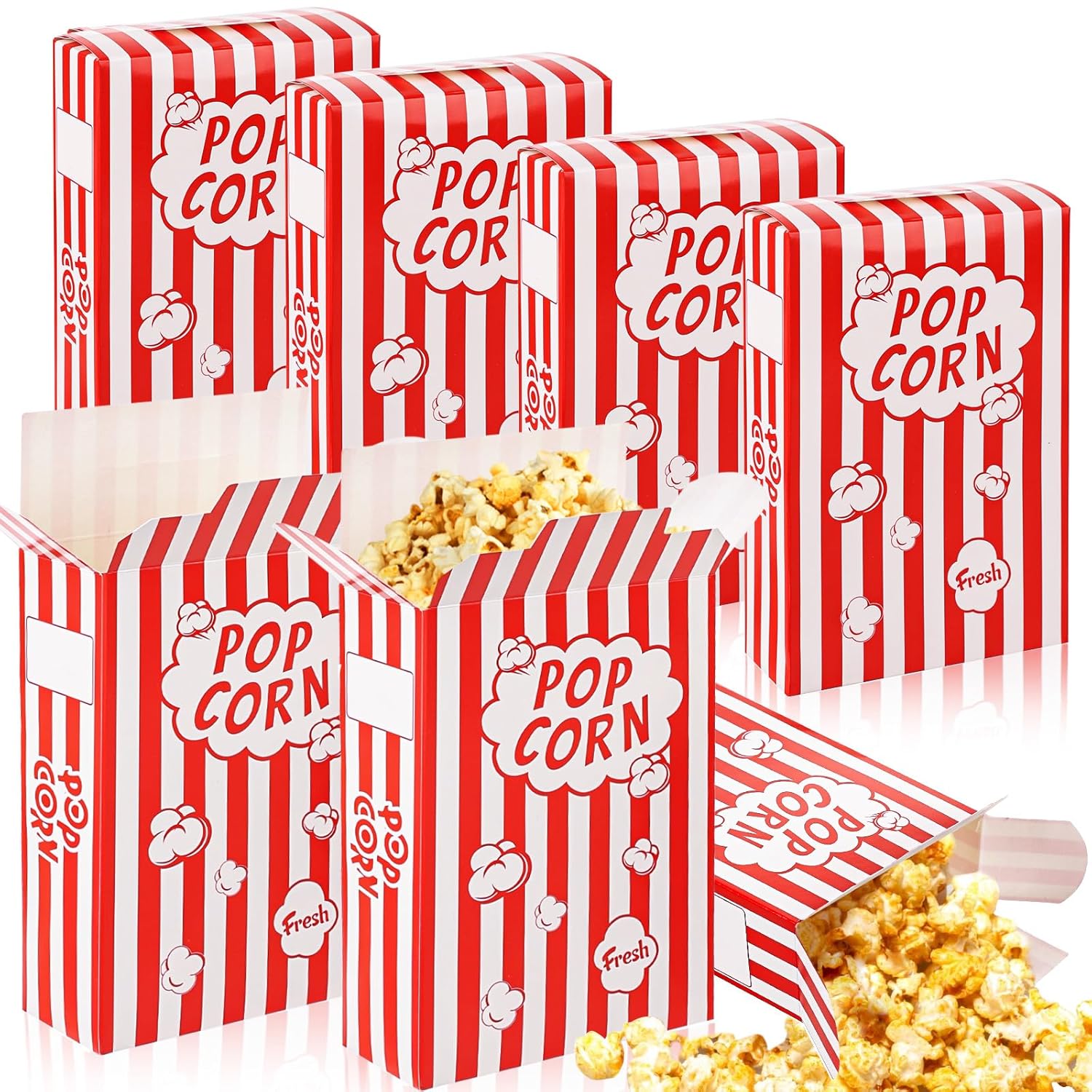 200 Pack Popcorn Boxes for Party and Movie Nights Fun