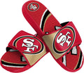 FOCO Men's NFL Team Logo Slide Sandals for Sporty Comfort
