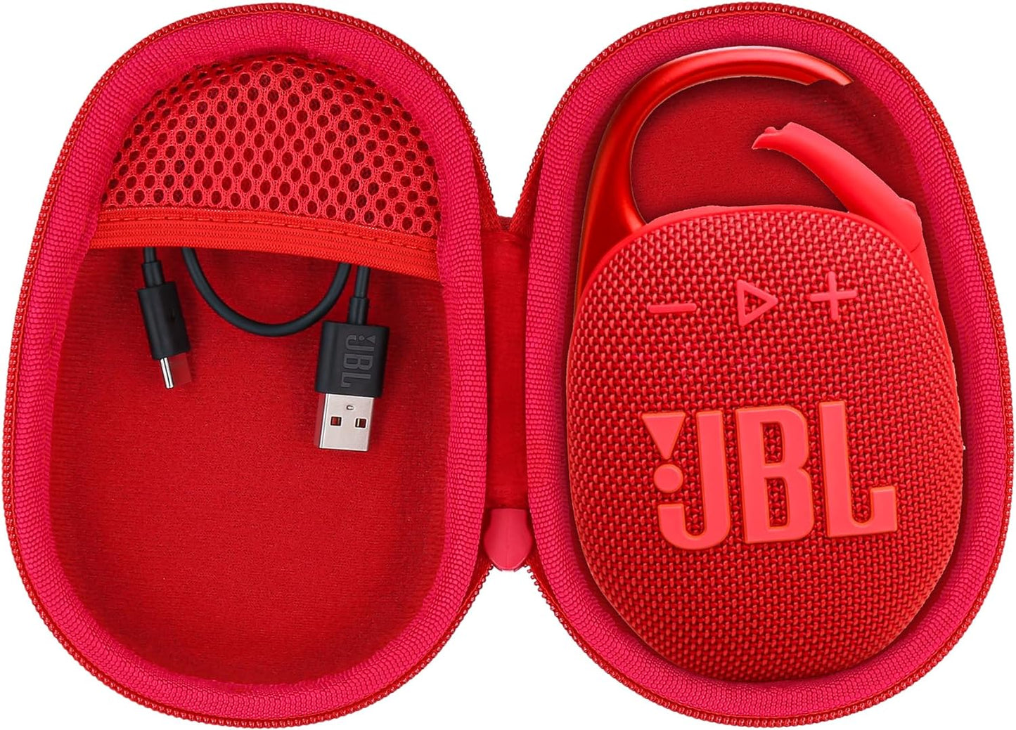 Protective Red Case for JBL Clip 5 Speaker