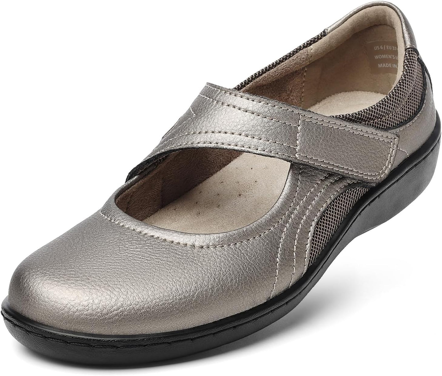 Women's Classic Comfort Mary Jane Flats for Everyday Wear