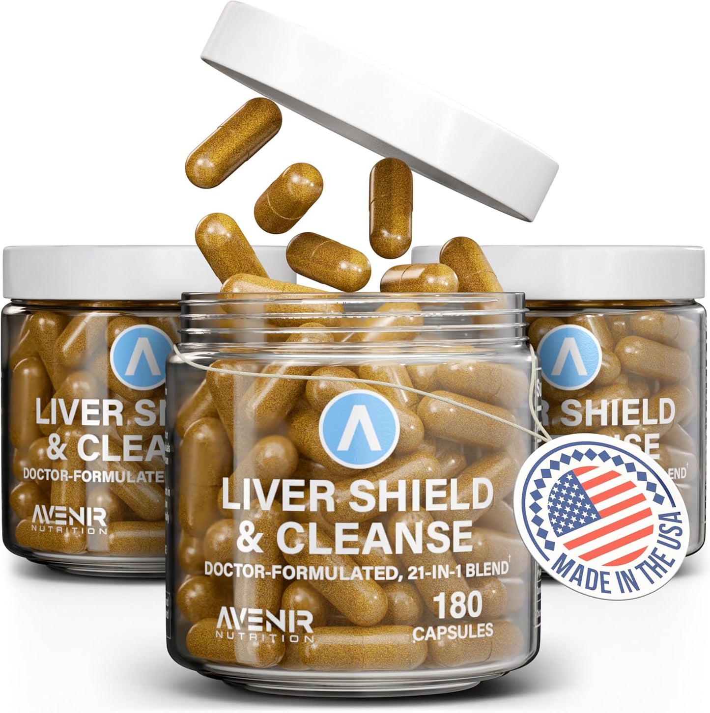 Avenir Nutrition Liver Shield & Cleanse for Detox & Repair