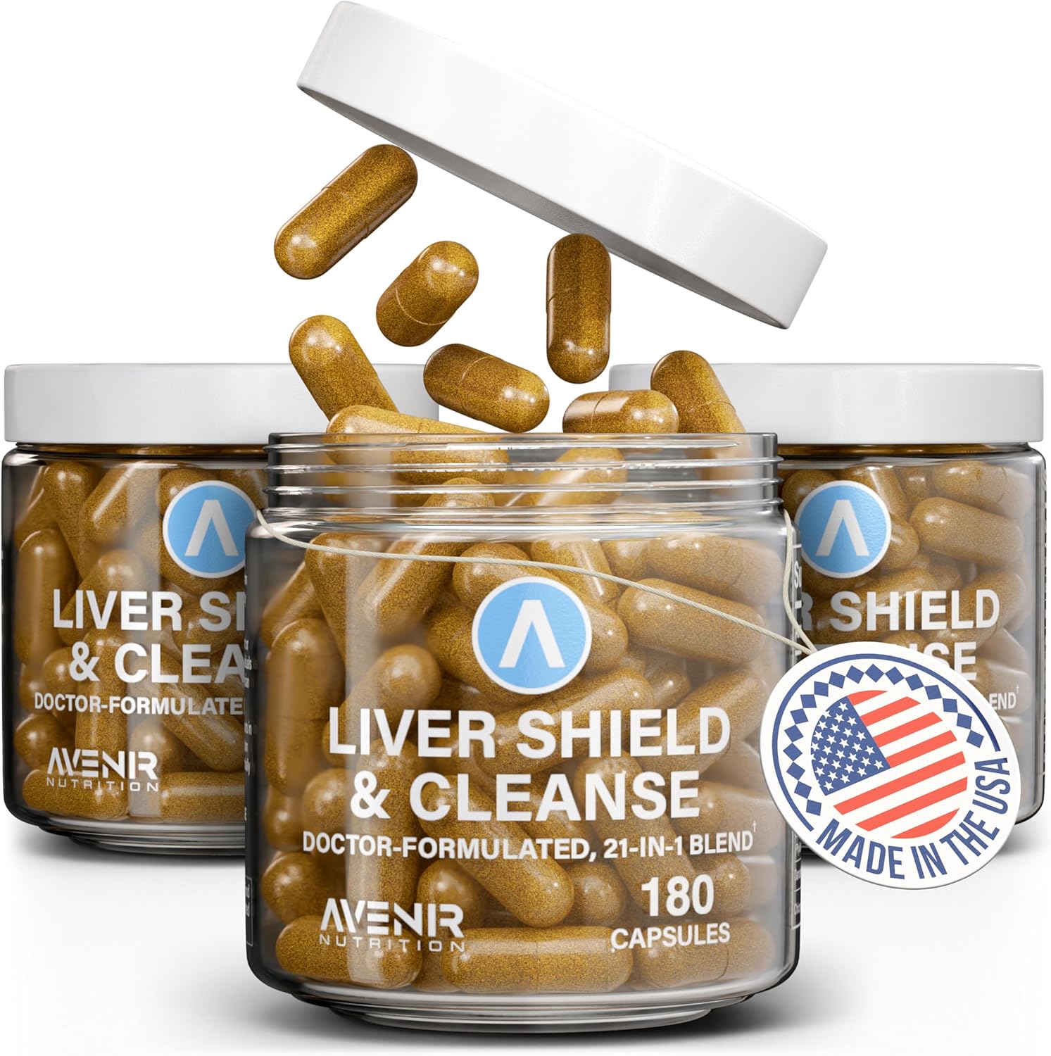 Avenir Nutrition Liver Shield & Cleanse for Detox & Repair