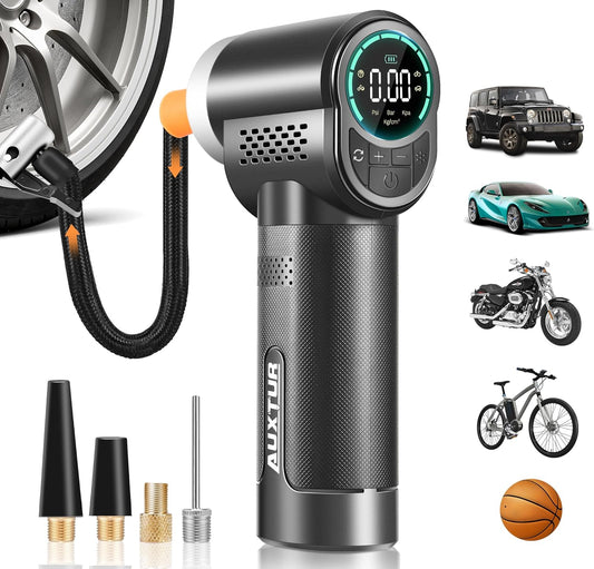 Stay Road Ready: AUXTUR 150PSI Tire Inflator & Compressor