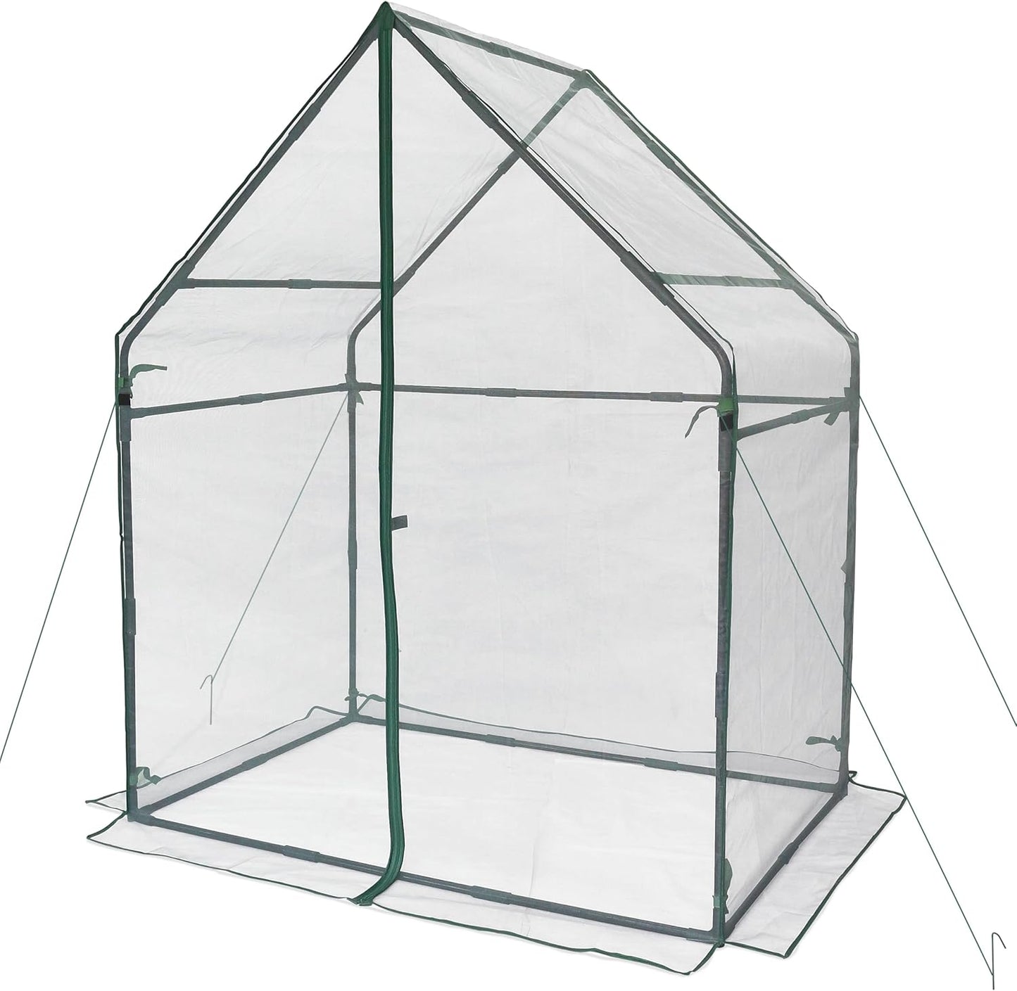 Gardzen Mini Greenhouse with Mesh Cover for Optimal Plant Growth