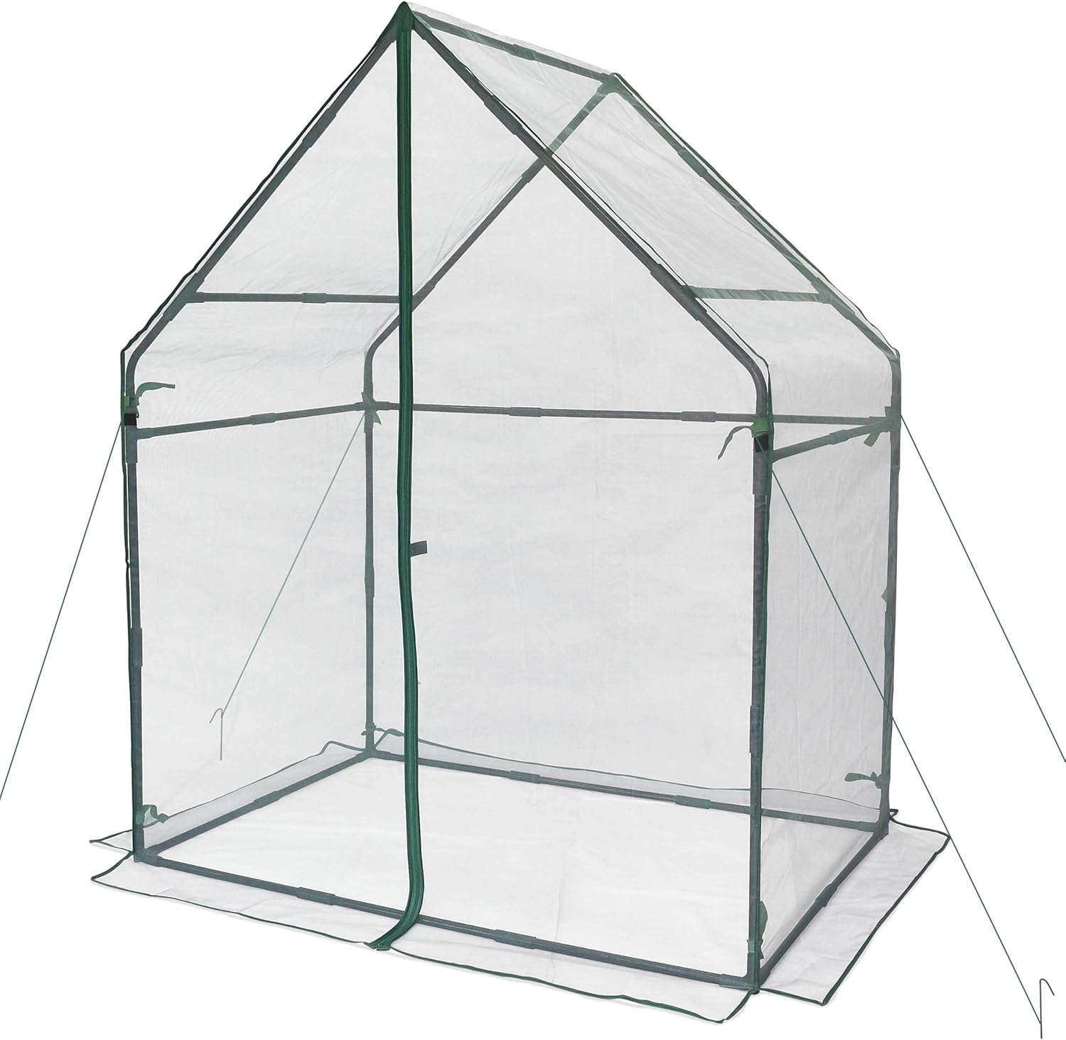 Gardzen Mini Greenhouse with Mesh Cover for Optimal Plant Growth