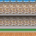Stadium Insta-Theme Backdrop Set 2-Piece 8 ft x 30 ft - Game Day Photo