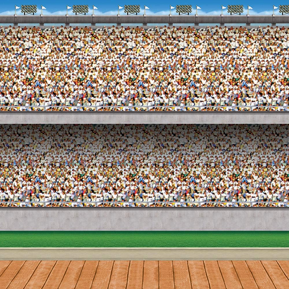 Beistle Stadium Insta-Theme Backdrop Set for Game Day Events