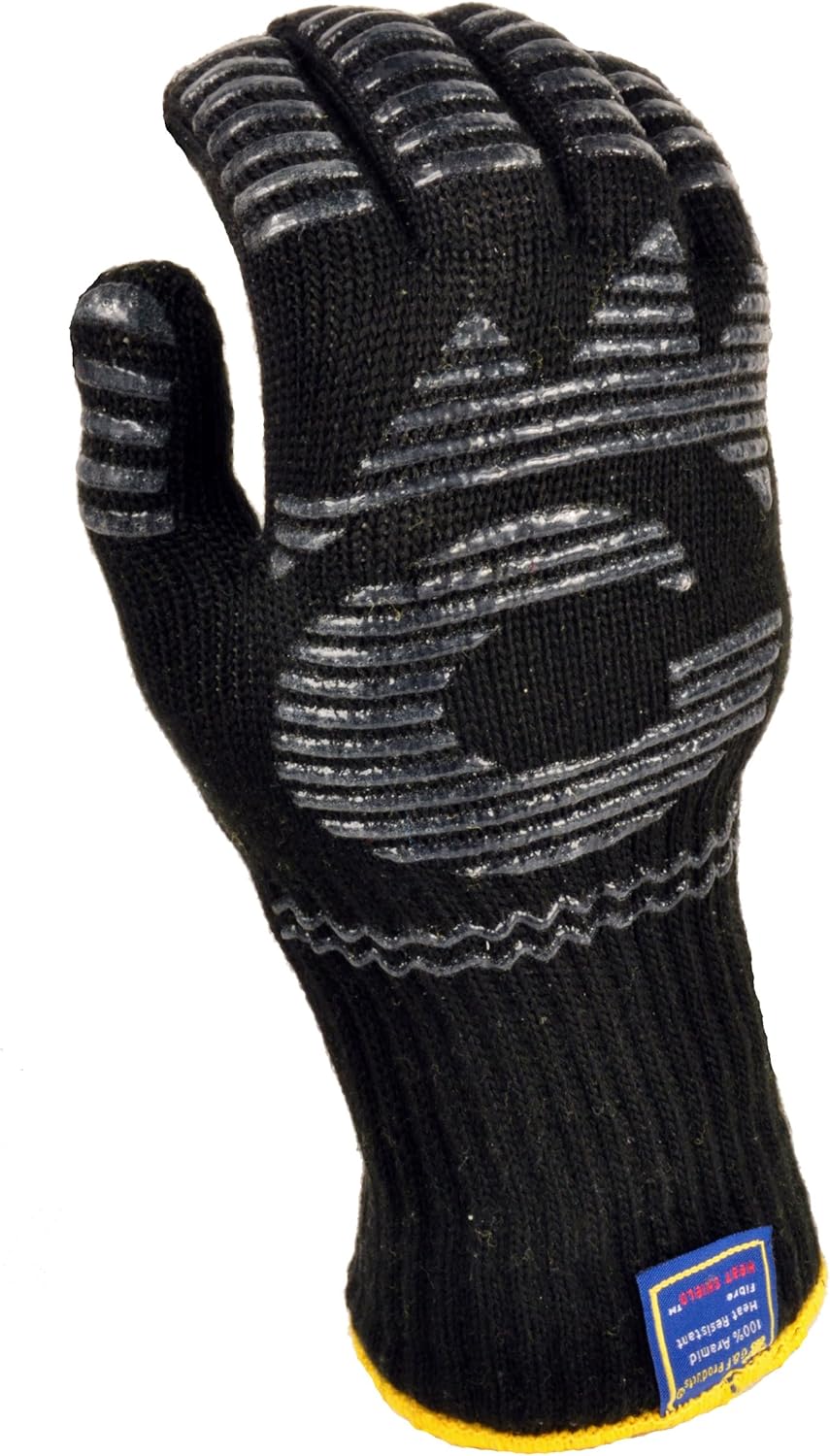 Fireproof BBQ Pit Mitt by G & F: Ultimate Protection