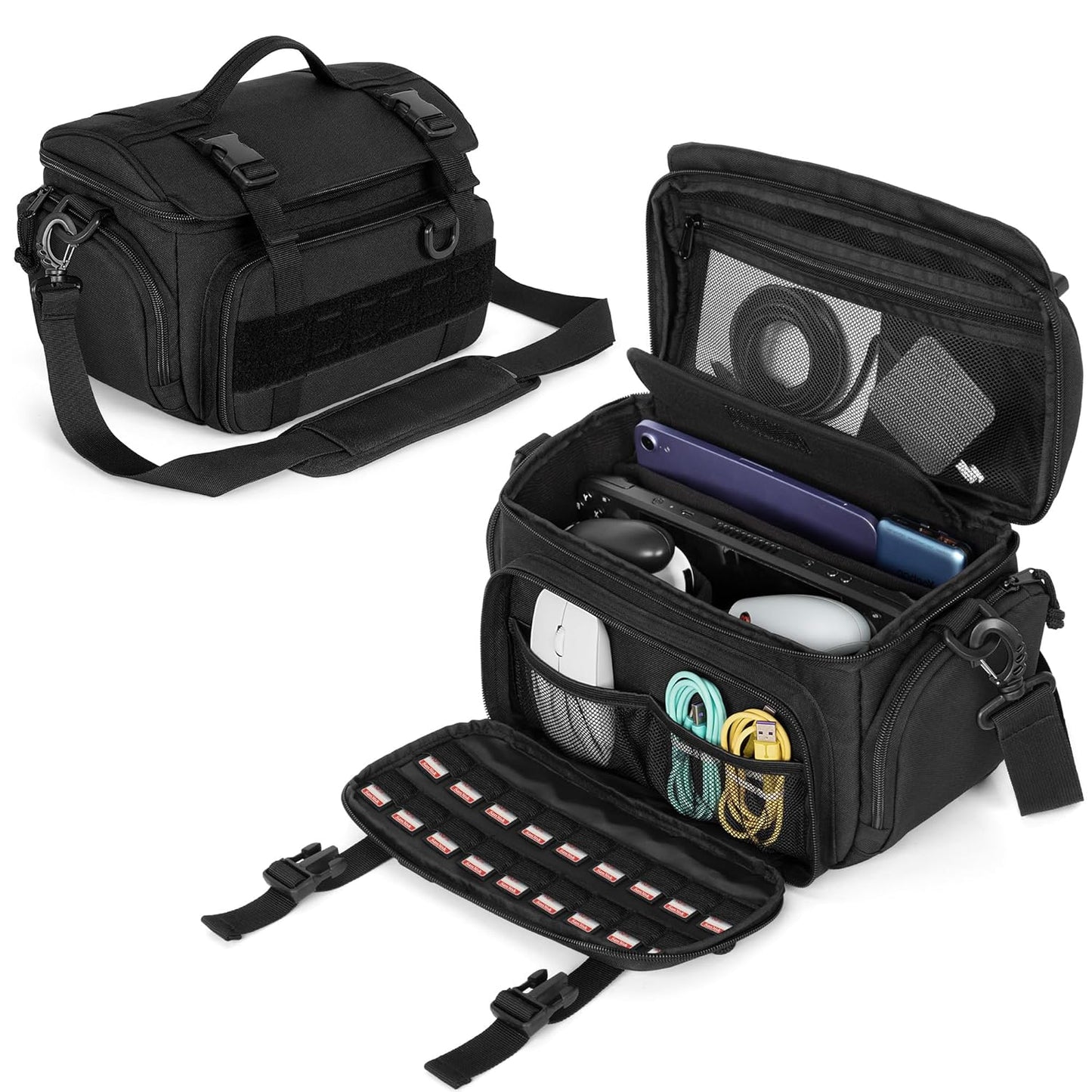 PGmoon Travel Bag for Steam Deck, Legion Go, and Switch 2