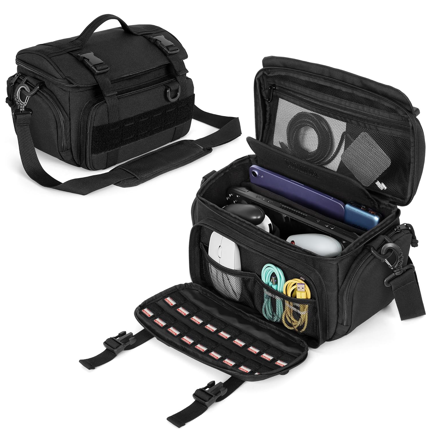 PGmoon Travel Bag for Steam Deck, Legion Go, and Switch 2