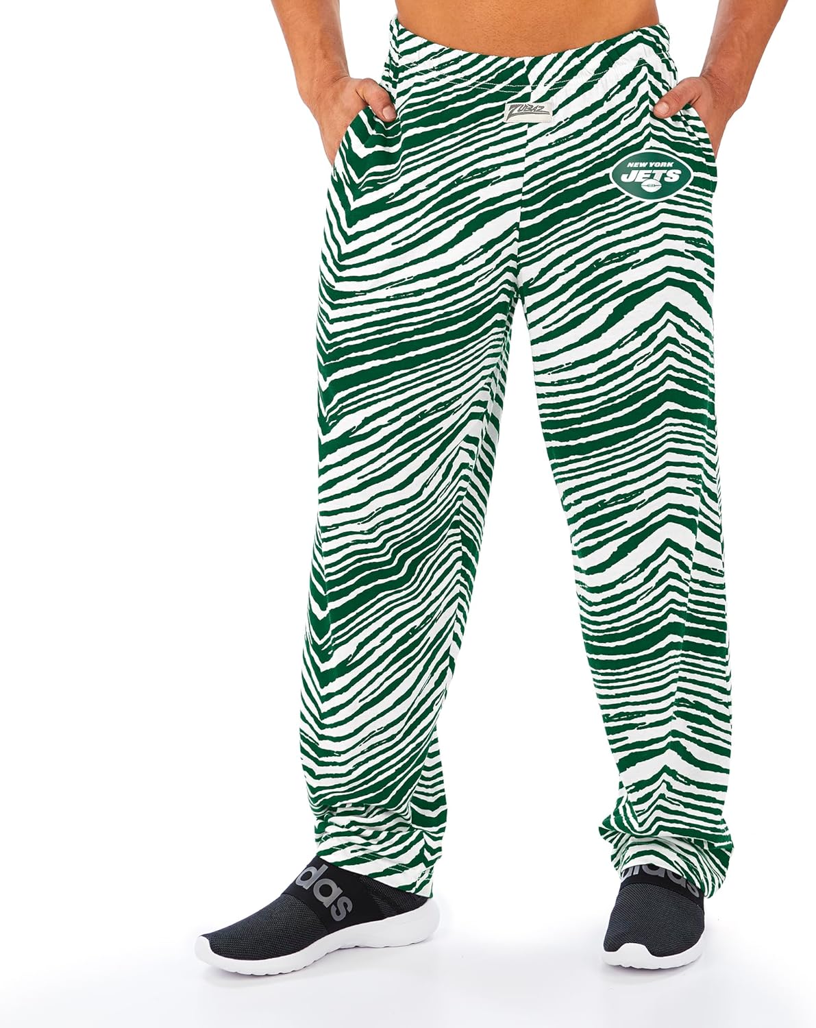 Zubaz Men's Zebra Track Pant for Ultimate Team Pride and Comfort