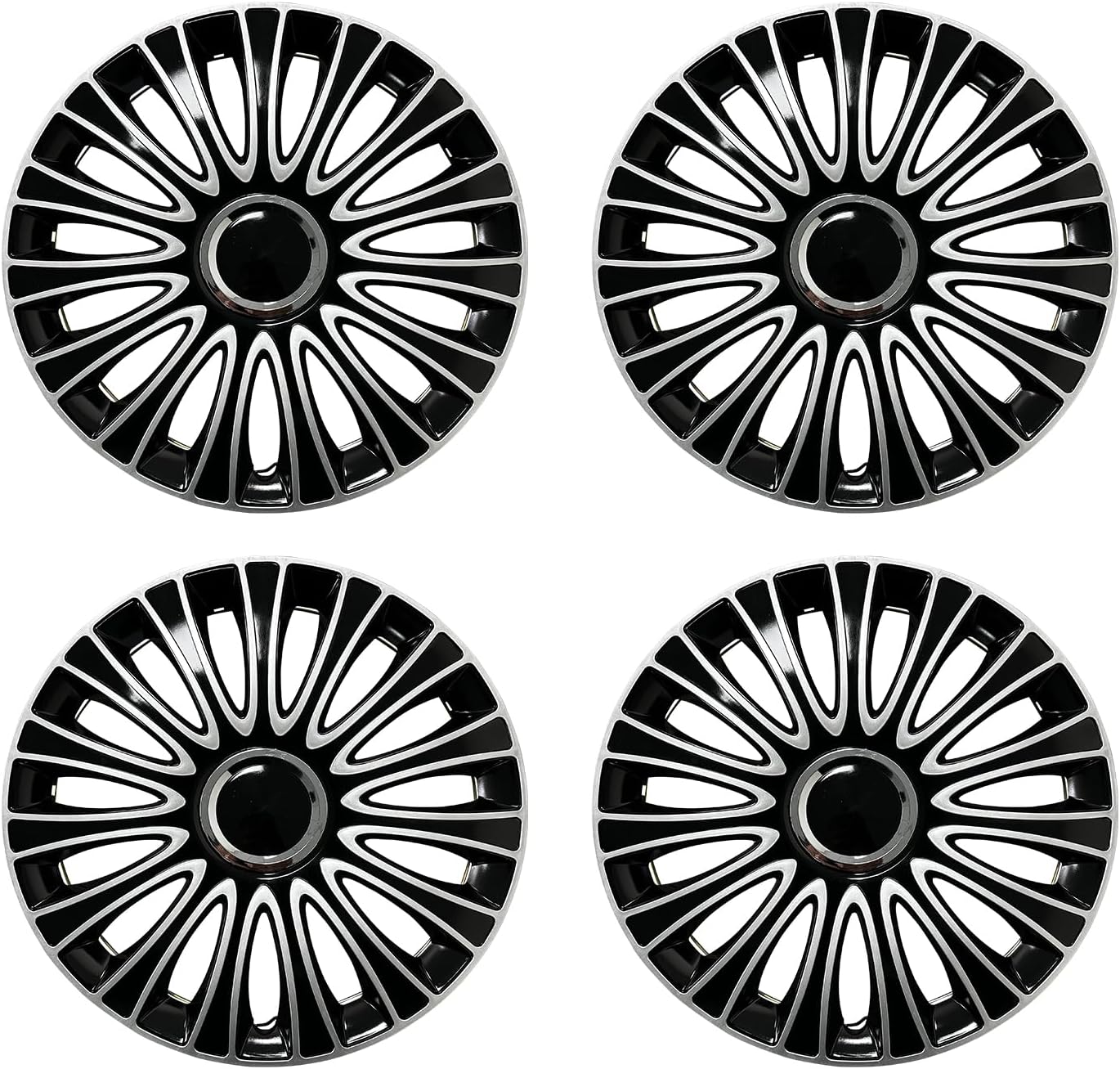 16 Inch Wheel Cover Set for Iron Rim - Durable Hubcaps