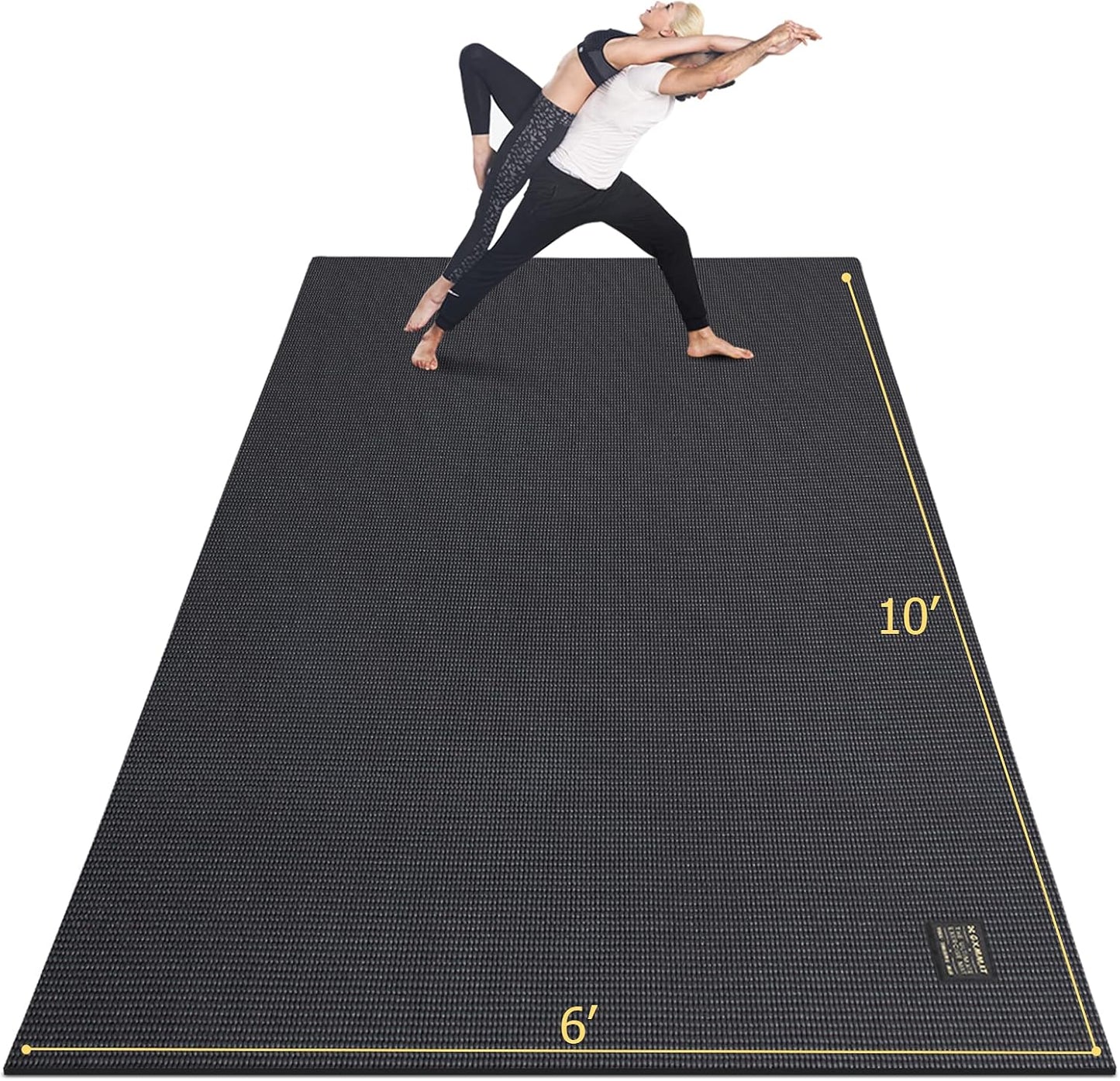 GXMMAT Large Yoga Mat for Comfortable Home Gym Workouts