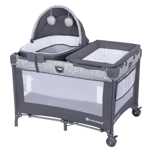 Baby Trend Nursery Den Playard with Snooze Pod and Changer