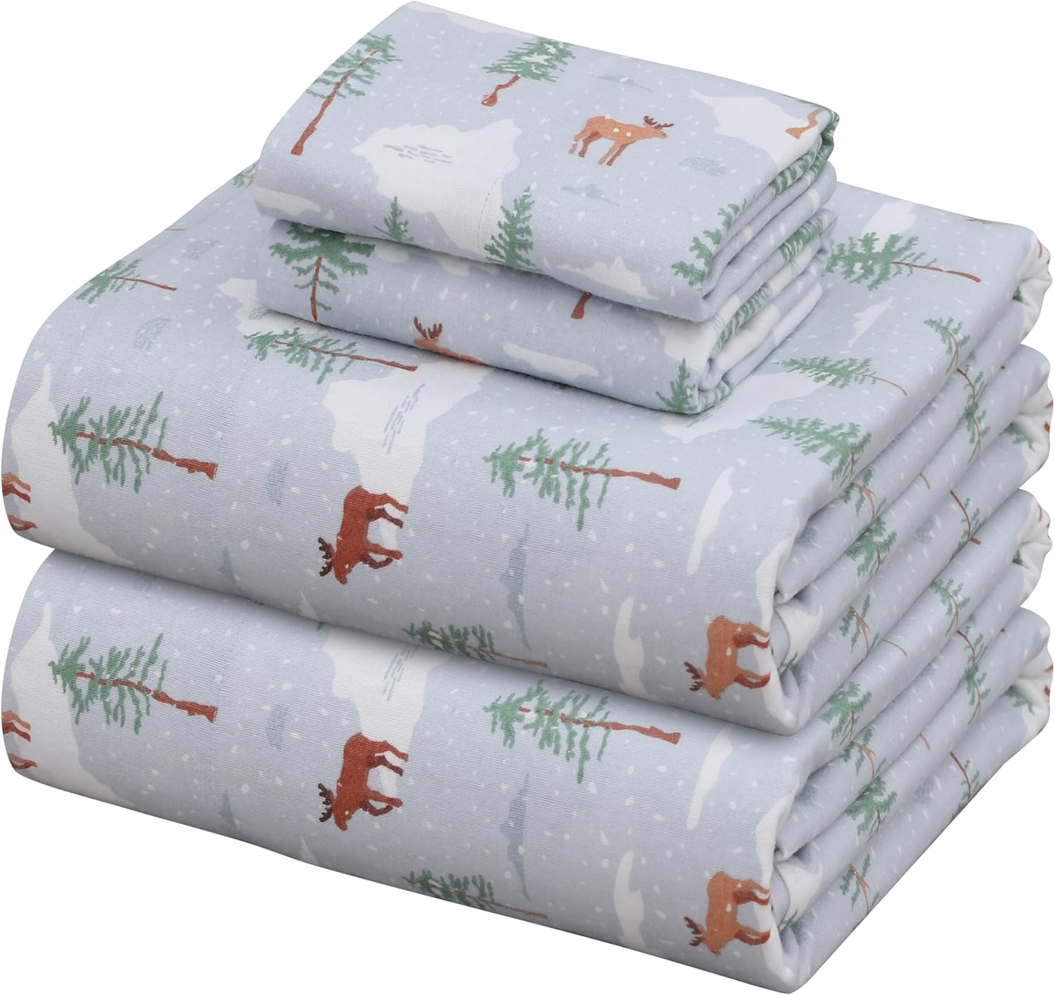 ZOYER Flannel Sheets Queen Size Set for Cozy Winter Nights